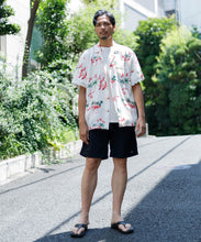 画像をギャラリービューアに読み込む, 【MEN , WOMEN】PARADISE FOUND フラミンゴ アロハシャツ