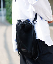 画像をギャラリービューアに読み込む, 【MEN , WOMEN】BAICYCLON by bagjack MESH DRAW STRING BAG (SMALL)