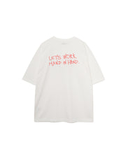画像をギャラリービューアに読み込む, 【MEN , WOMEN】CAPSULE-T HAND IN HAND SS Tee ユニセックス/綿100%/厚手生地/透けにくい/ゆったりシルエット/ナチュラル/カジュアル