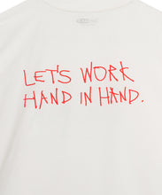 画像をギャラリービューアに読み込む, 【MEN , WOMEN】CAPSULE-T HAND IN HAND SS Tee ユニセックス/綿100%/厚手生地/透けにくい/ゆったりシルエット/ナチュラル/カジュアル
