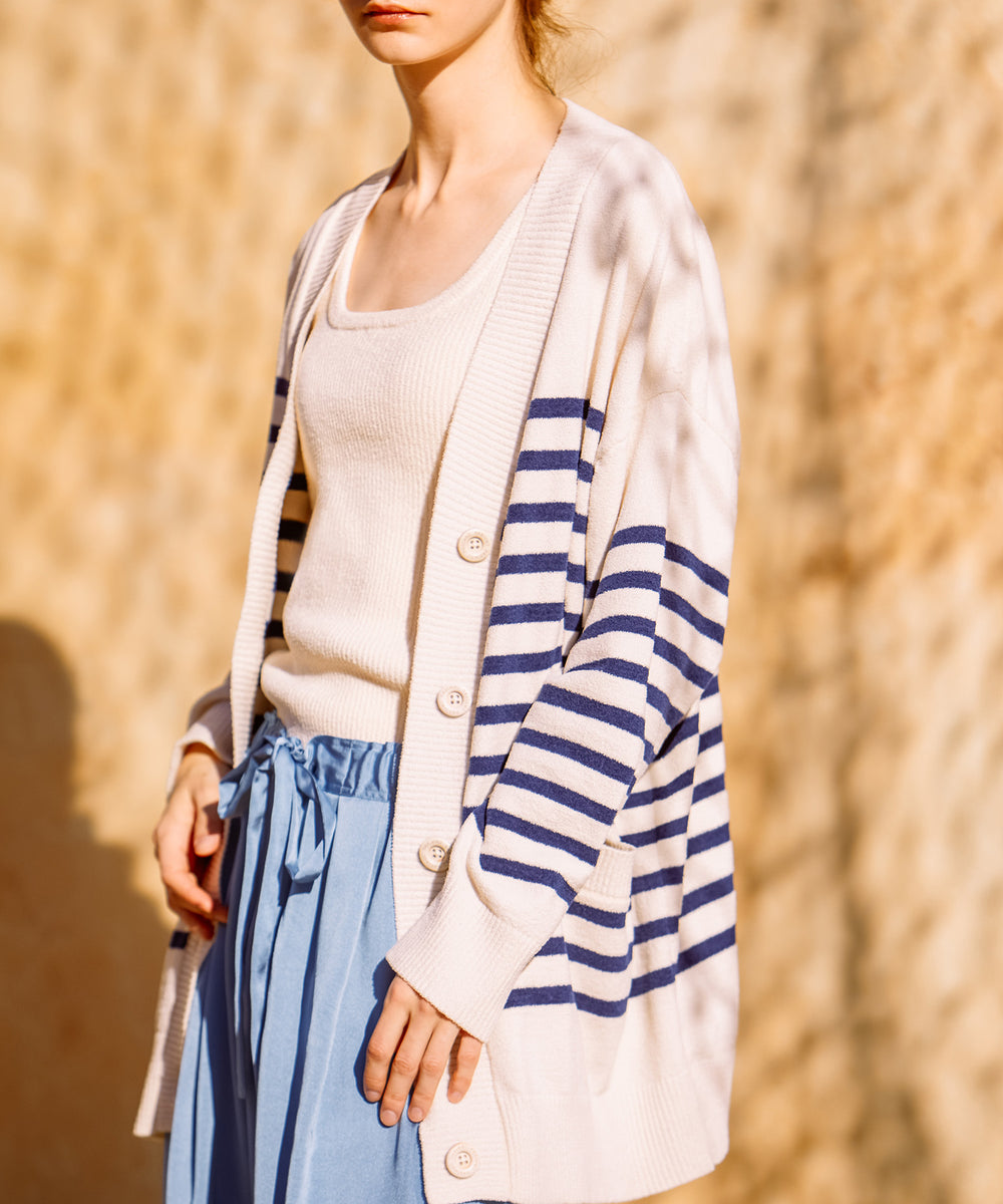 カーディガン nestwell KOEL BD - V NECK CARDIGAN BD - レディース nestwell カーディガン KOEL BD - V NECK CARDIGAN レディース