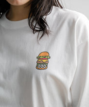 画像をギャラリービューアに読み込む, 【MEN , WOMEN】Gimo Hamburger SS Tee　ユニセックス/綿100%/厚手生地/透けにくい/ゆったりシルエット/ストリート/カジュアル
