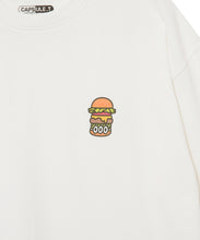 画像をギャラリービューアに読み込む, 【MEN , WOMEN】Gimo Hamburger SS Tee　ユニセックス/綿100%/厚手生地/透けにくい/ゆったりシルエット/ストリート/カジュアル
