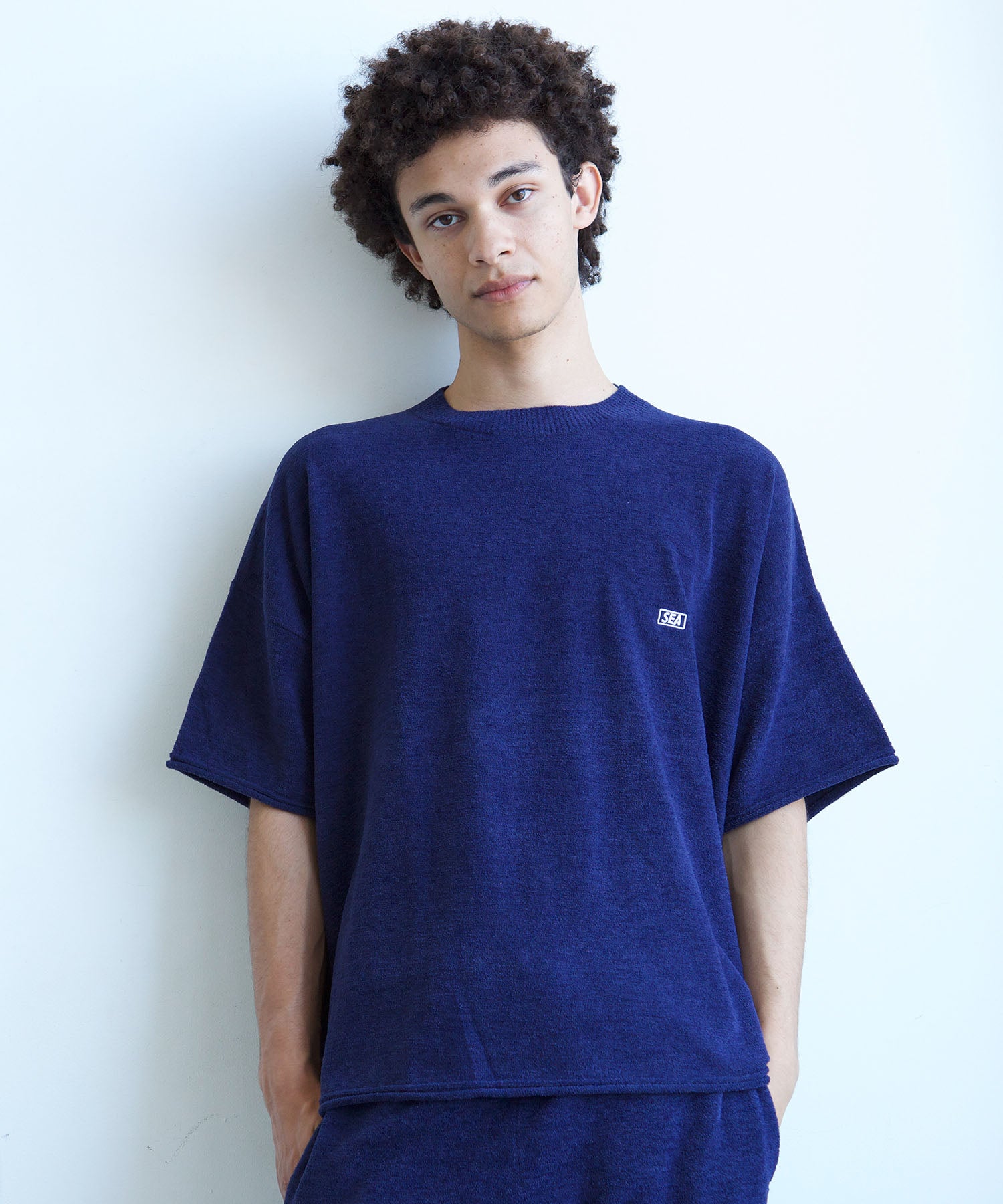 MEN , WOMEN】WDS x nestwell POTHOS < SEA Over Sized Tee